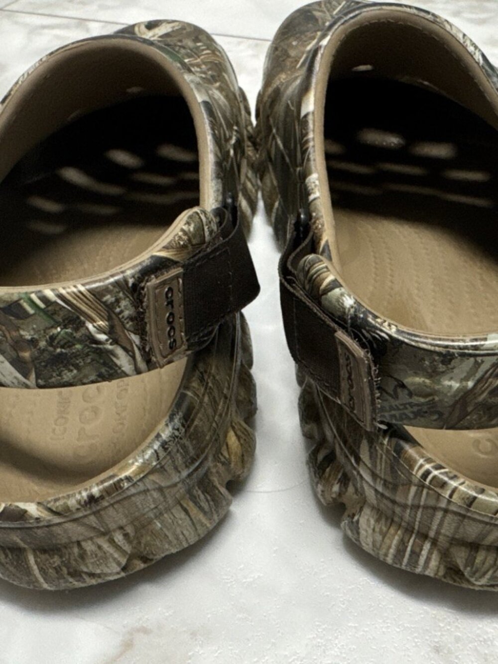 Crocs Offroad Sport RT Max 5 Realtree Camo Mens 7 Womens 9 Adjustable Heel Strap - Picture 2 of 13